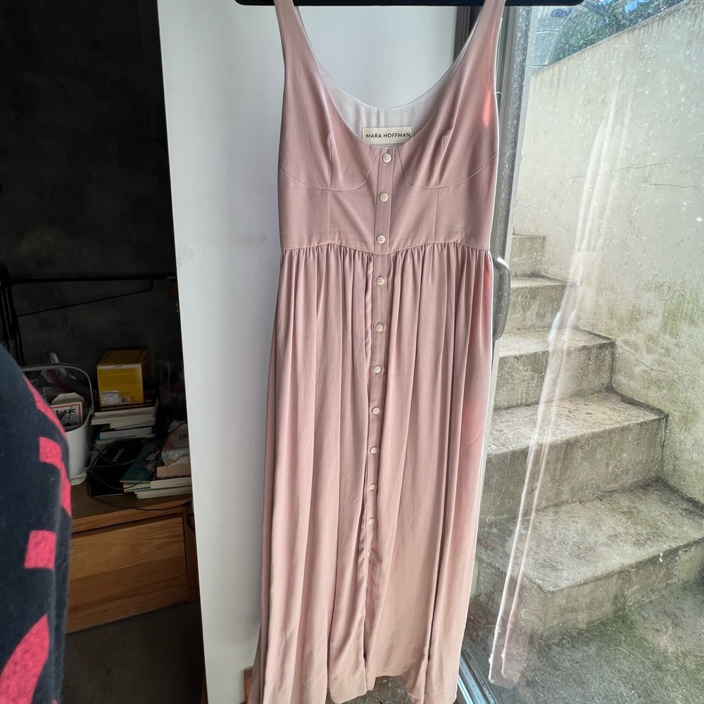Mara Hoffman Rose Mauve Maxi Dress sz 0